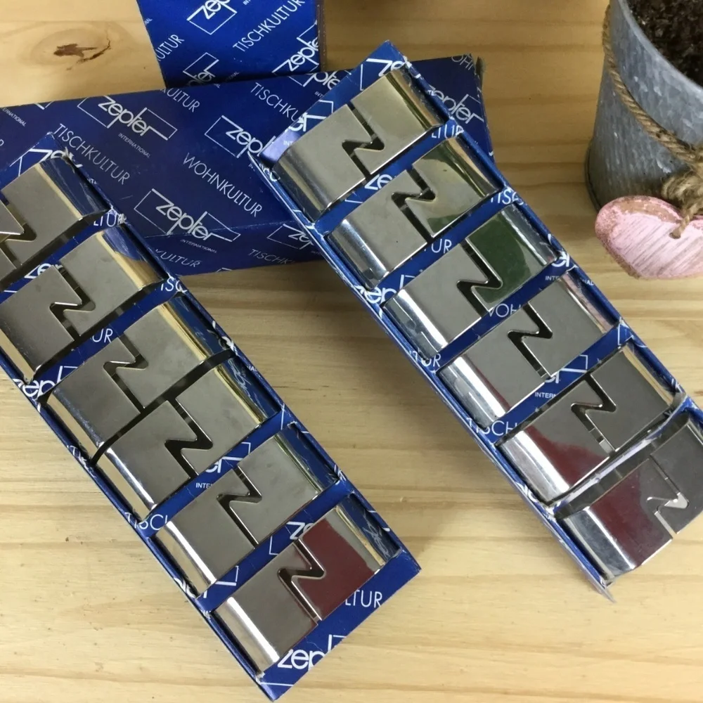 ORIGINAL ZEPTER 12PCS NAPKING RING SET BOX
